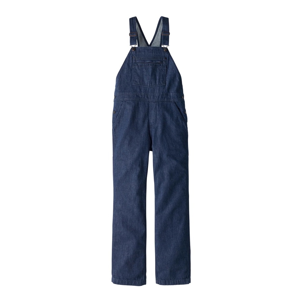 Patagonia Women’s Steel Forge Denim Overalls, Size Small